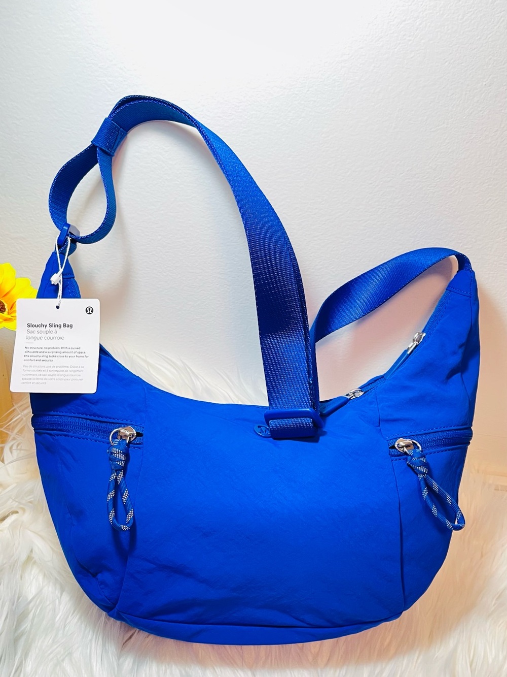 Lululemon Authentic Everyday Sling Bag - Electric Blue new with tags